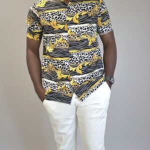 juse stylish men 2 piece yellow design