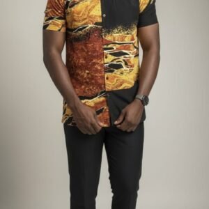 juse stylish men 2 piece brown design